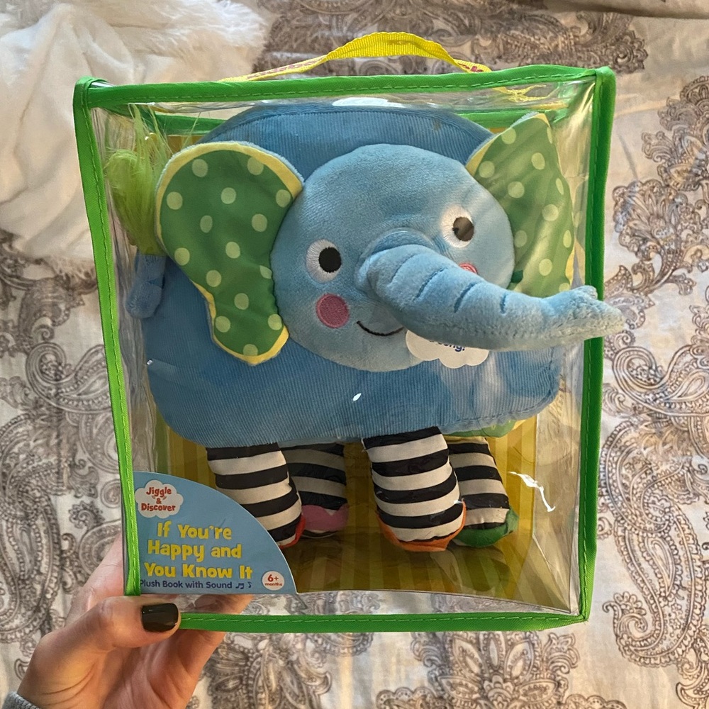 Jingle & Discover Singing Elephant Baby Toy 🐘
